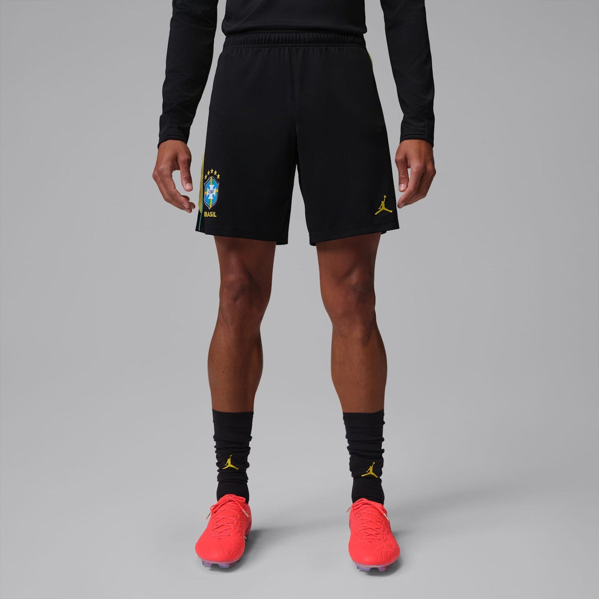 Shorts Brasil Jordan Academy Pro 2026 Treino Masculino