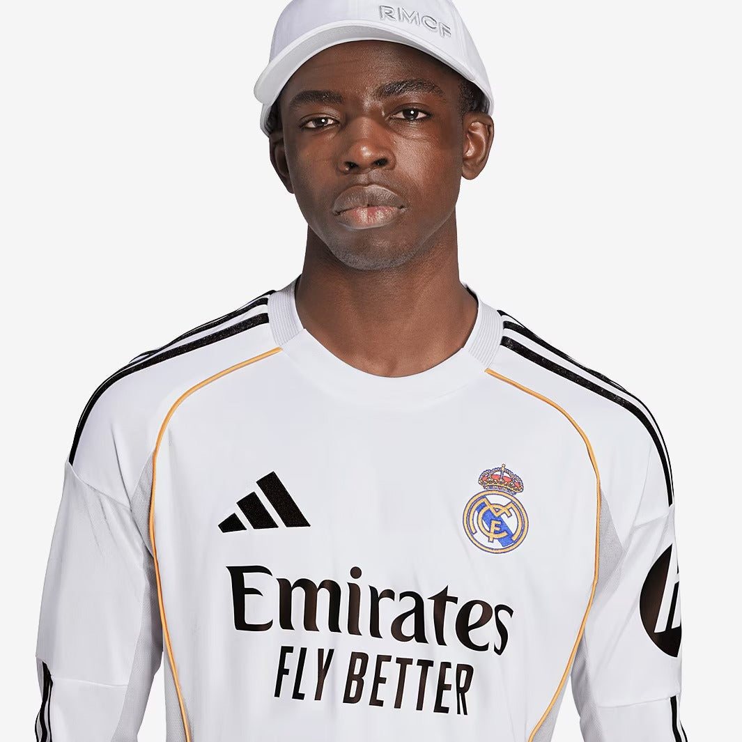 Camisa Adidas Real Madrid 2025/26 I Manga Longa