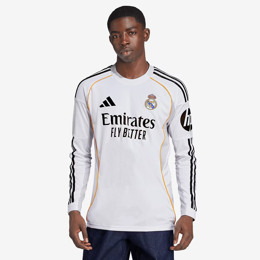 Camisa Adidas Real Madrid 2025/26 I Manga Longa