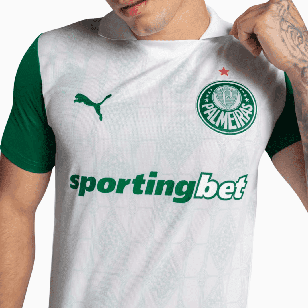 Camisa Puma Palmeiras 2025/26 II - Estevão N° 41