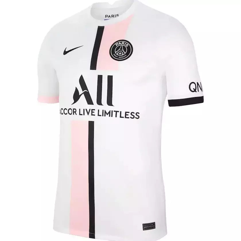 Camisa PSG Masculina Branca com Rosa 21/22 - Branca e Rosa - Masculina - (Pronta entrega)
