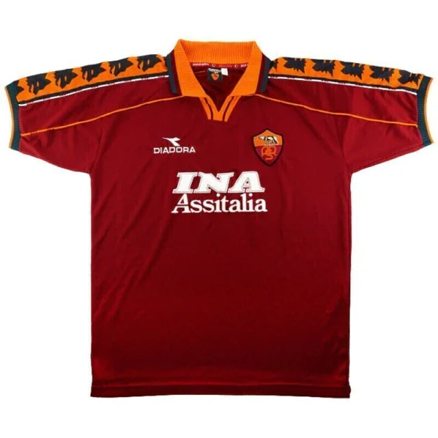 Camisa RETRÔ Roma 2001/2002 TOTTI - Masculina - (Pronta entrega)