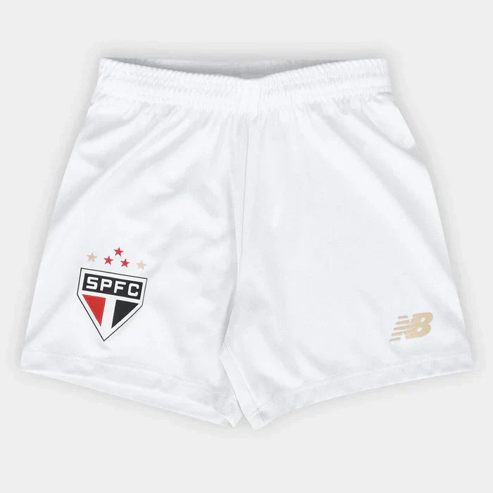 Conjunto Infantil São Paulo I 25/26 – Branco