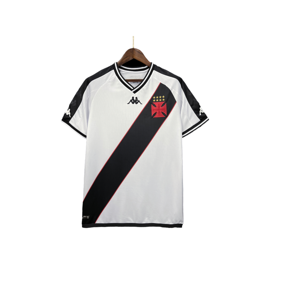 Camisa Vasco da Gama II 24/25 - Torcedor Kappa Masculina - Branca - (Pronta entrega)