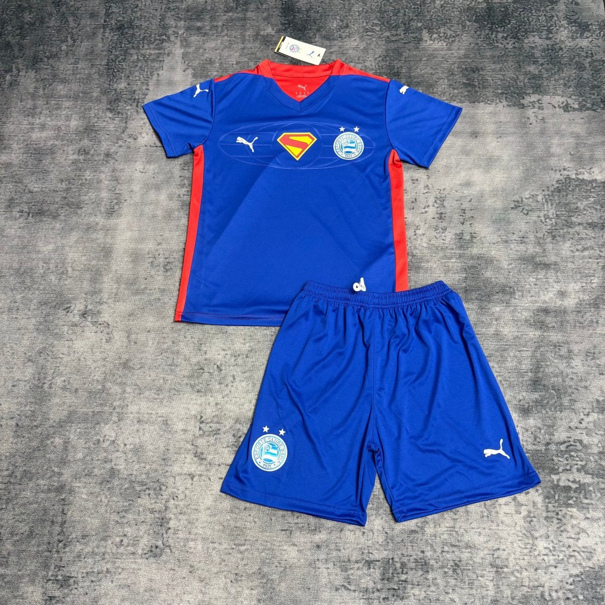 Conjunto Infantil Bahia Superman 2025/26