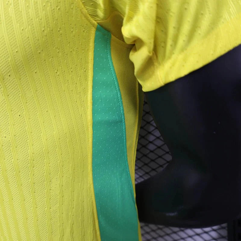 Camisa da Seleção do Brasil I 2025/26 Masculina Amarela Jogador