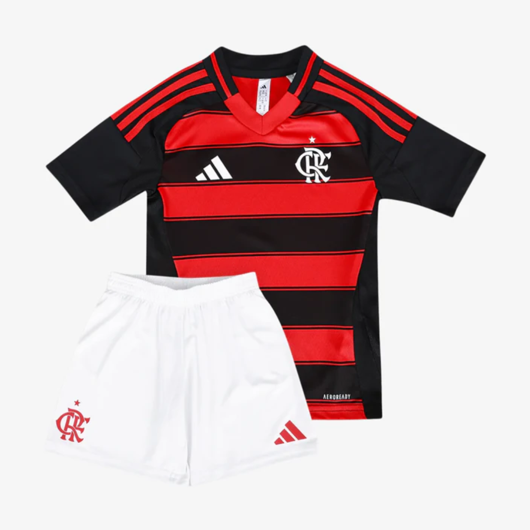 Conjunto Infantil Adidas Flamengo 2025/26 I
