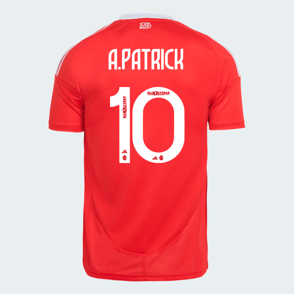 Camisa Adidas Internacional 2025/26 I - A. Patrick N° 10