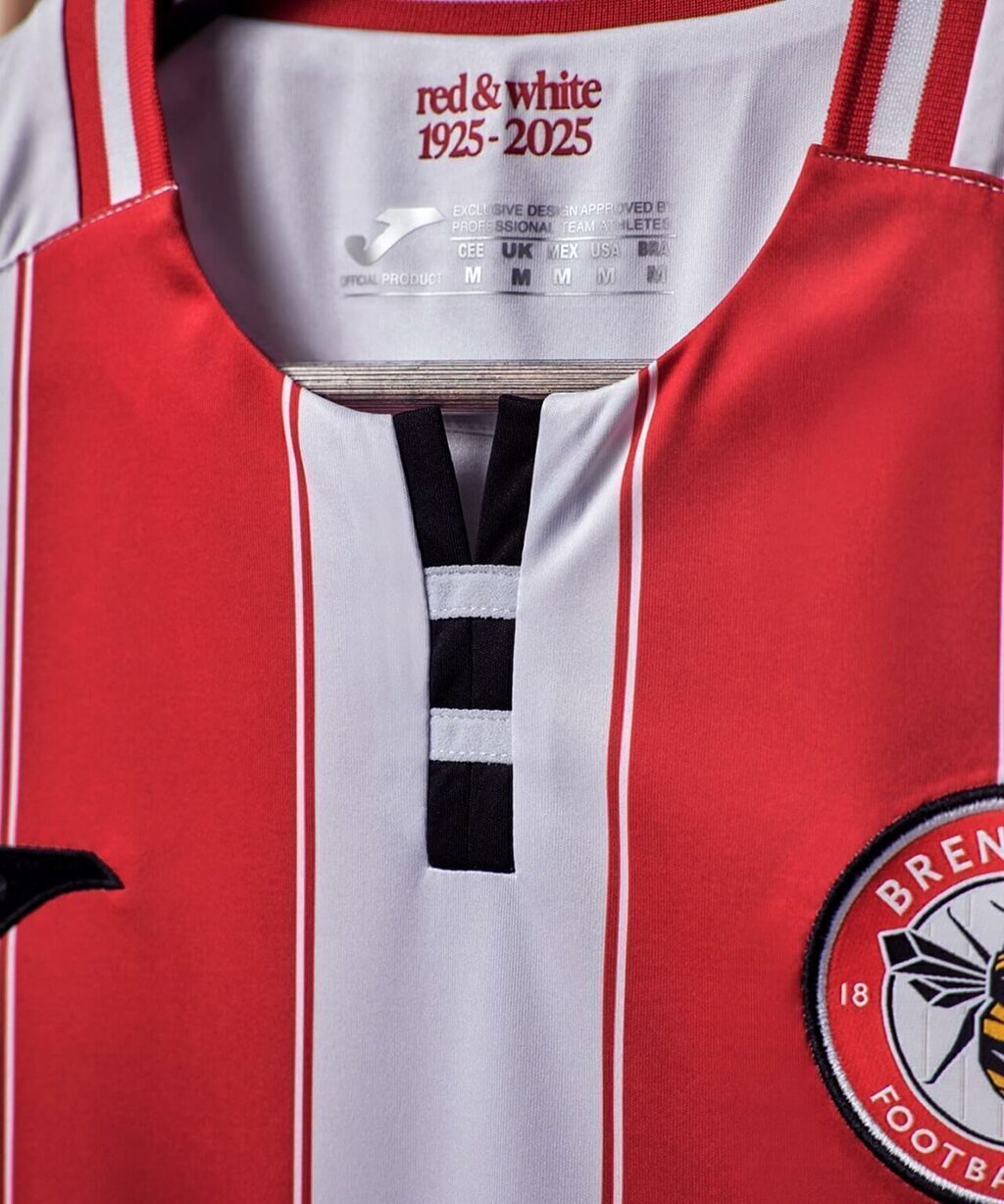 Camisa Brentford I 25/26 Adidas - Torcedor Masculina