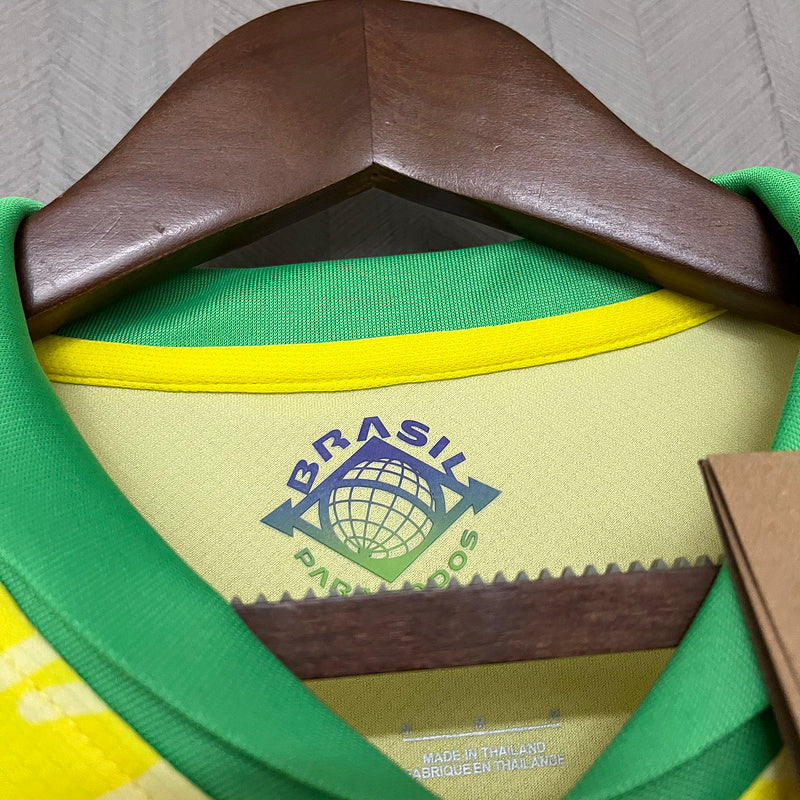 Camisa Feminina Seleção Brasil l 24/25 Nike - Amarelo