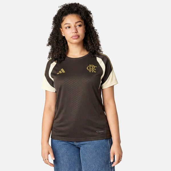 Camisa Flamengo Feminina 2026/27 Treino Marrom