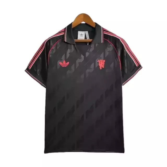 Camisa Manchester United Lifestyler 24/25 - Torcedor Masculina - Preta - (Pronta entrega)