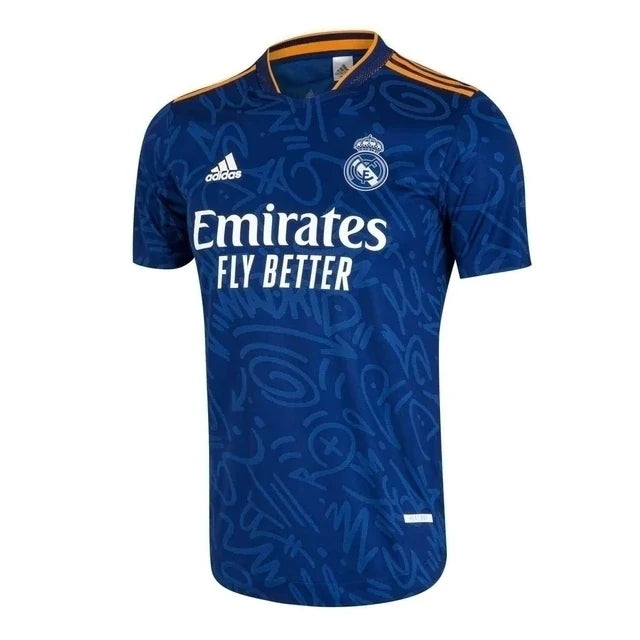 Camisa Real Madrid Away 21/22 Masculina - Torcedor - Azul - (Pronta entrega)