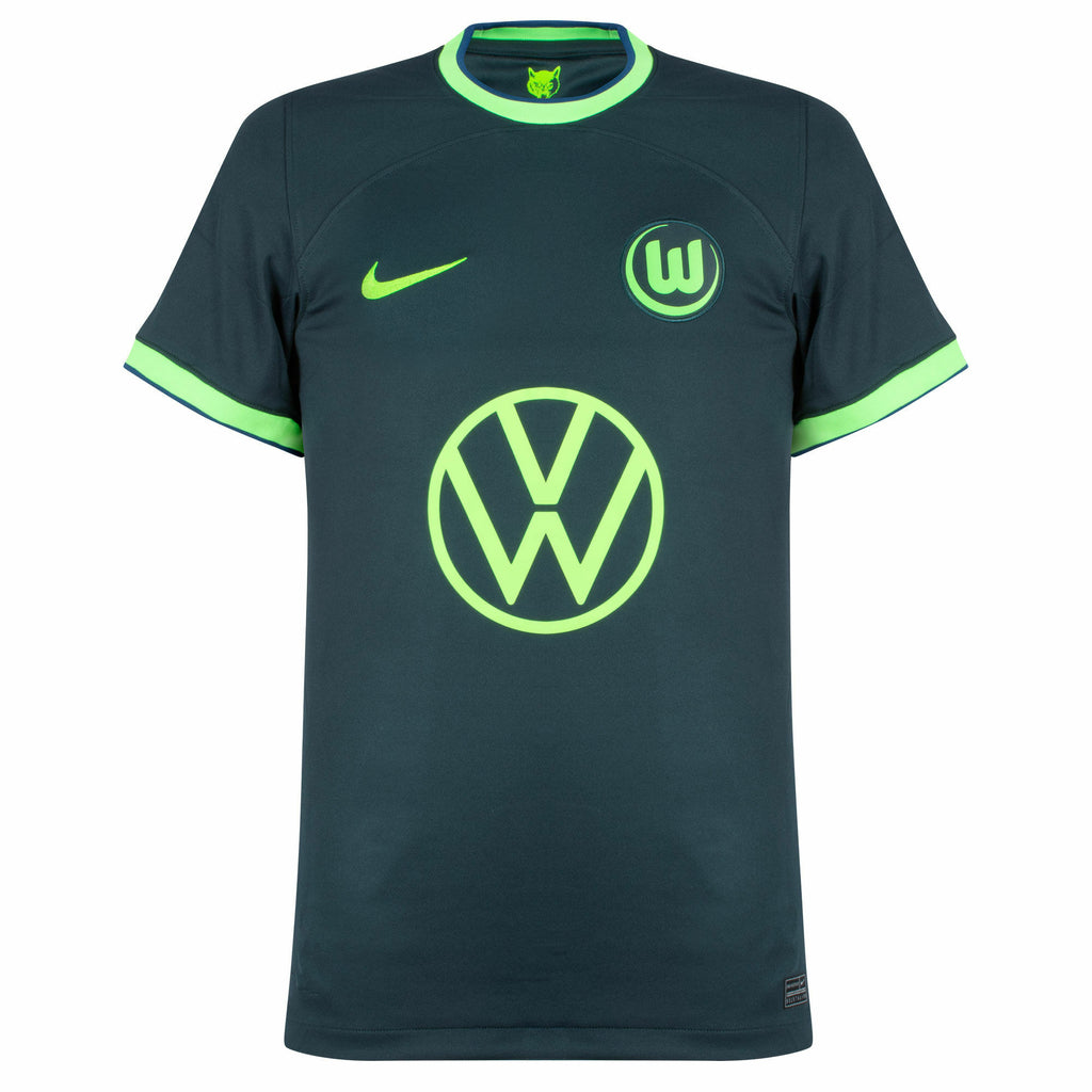 Camisa Wolfsburg Away 22/23 Torcedor Nike Masculina - Verde escuro - (Pronta entrega)