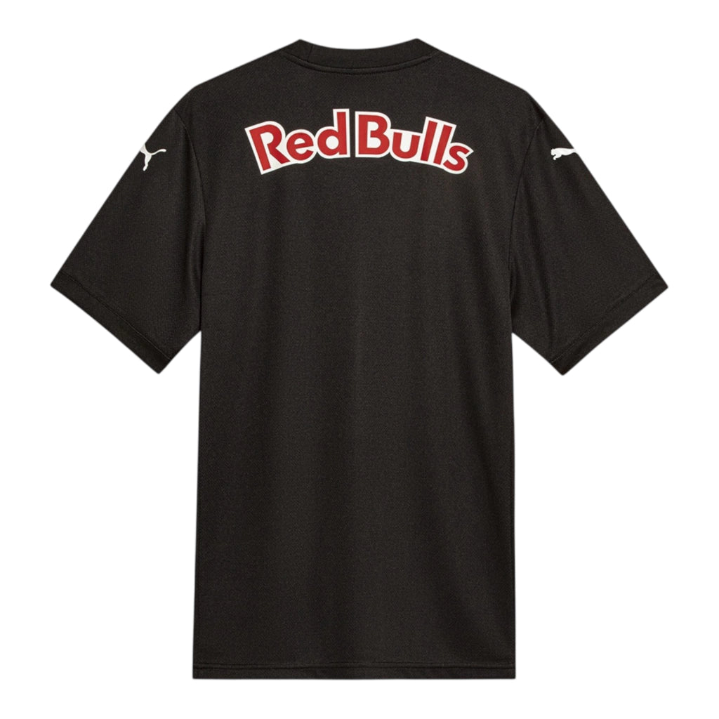 Camisa Red Bull Bragantino III 25/26 - Torcedor Puma Masculina - Preta com detalhes em vermelho e cinza