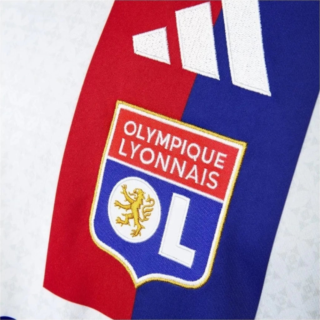 Camisa Lyon I 25/26 - Torcedor Adidas Masculina - Branca