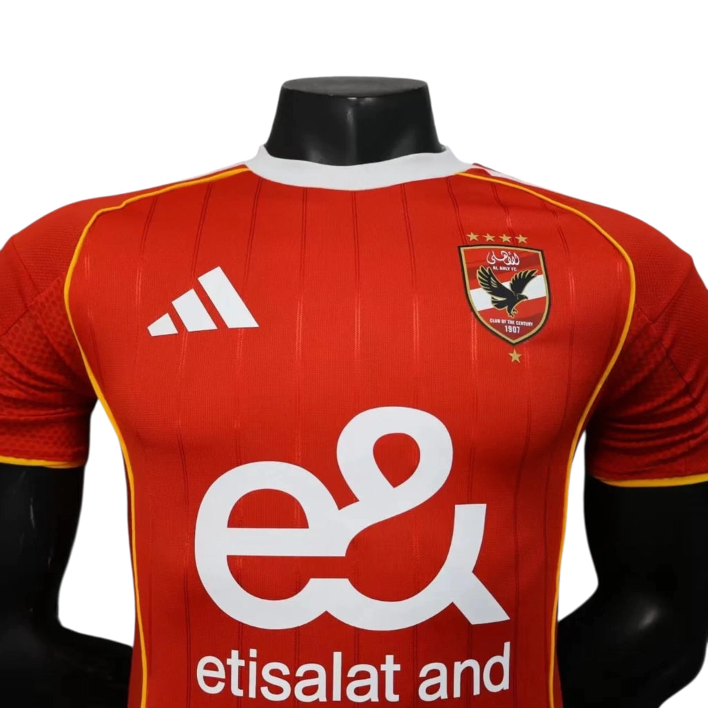 Camisa Al-Ahly I 25/26 - Jogador Adidas Masculina - Vermelha