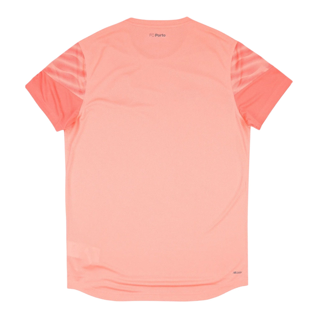 Camisa Porto Pré-jogo 25/26 - Torcedor New Balance Masculina - Laranja e cinza