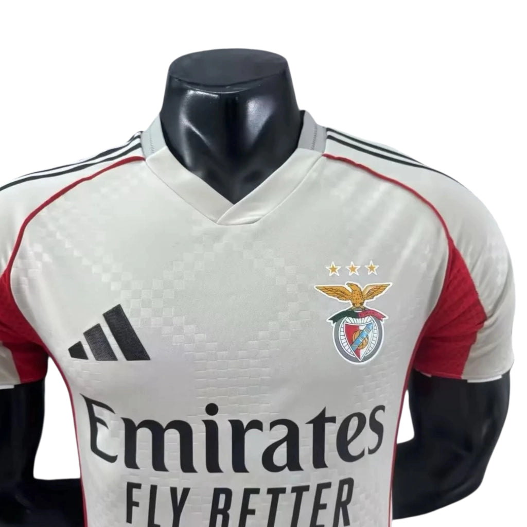 Camisa Benfica II 25/26 - Jogador Adidas Masculina - Bege e vermelha