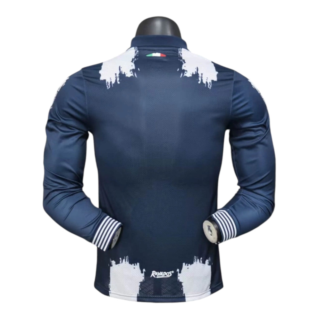 Camisa Monterrey Edição especial Mundial de Clubes I 25/26 manga longa - Jogador Puma Masculina - Azul com detalhes em branco