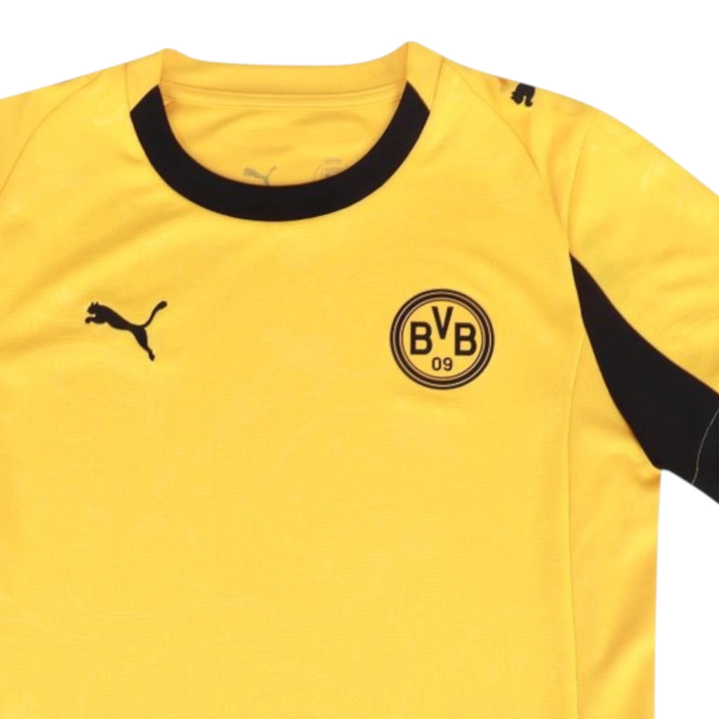 Camisa Borussia Dortmund Copa 25/26 - Torcedor Puma Feminina - Amarela e preta