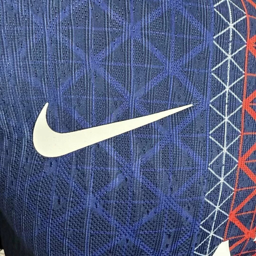 Camisa Paris Saint-Germain I 25/26 manga longa - Jogador Nike Masculina - Azul