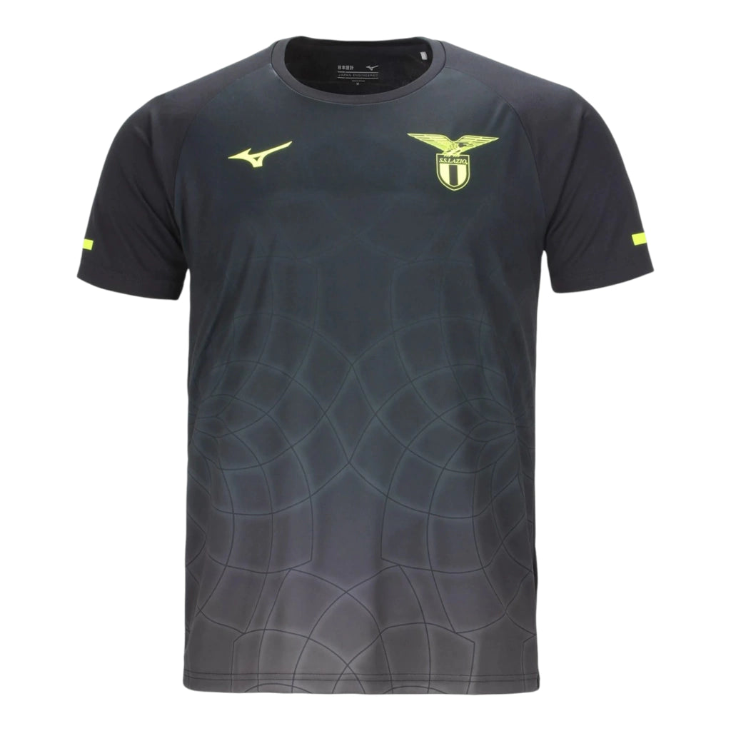 Camisa Lazio Treino 25/26 - Torcedor Mizuno Masculina - Preta