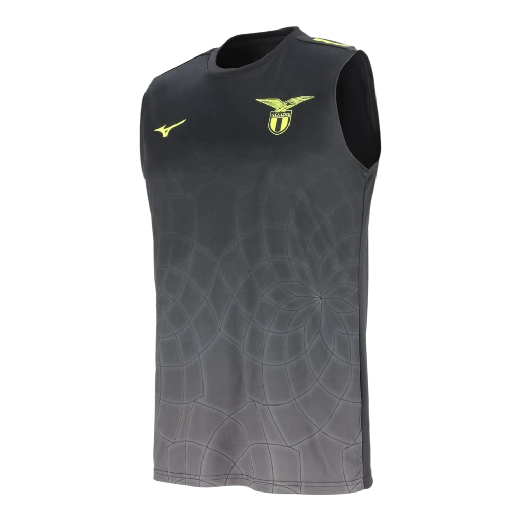 Camisa Regata Lazio Treino 25/26 - Torcedor Mizuno Masculina - Preta