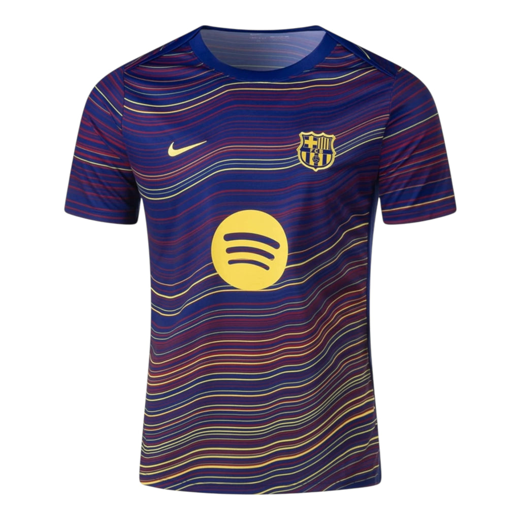 Camisa Barcelona Pré-jogo 25/26 - Torcedor Nike Masculina - Azul