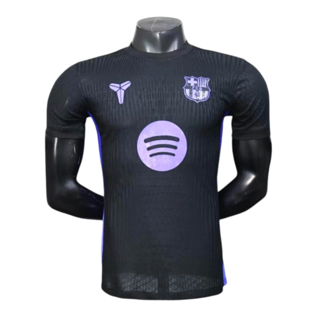 Camisa Barcelona Treino 25/26 - Jogador Nike Masculina - Preta e roxa