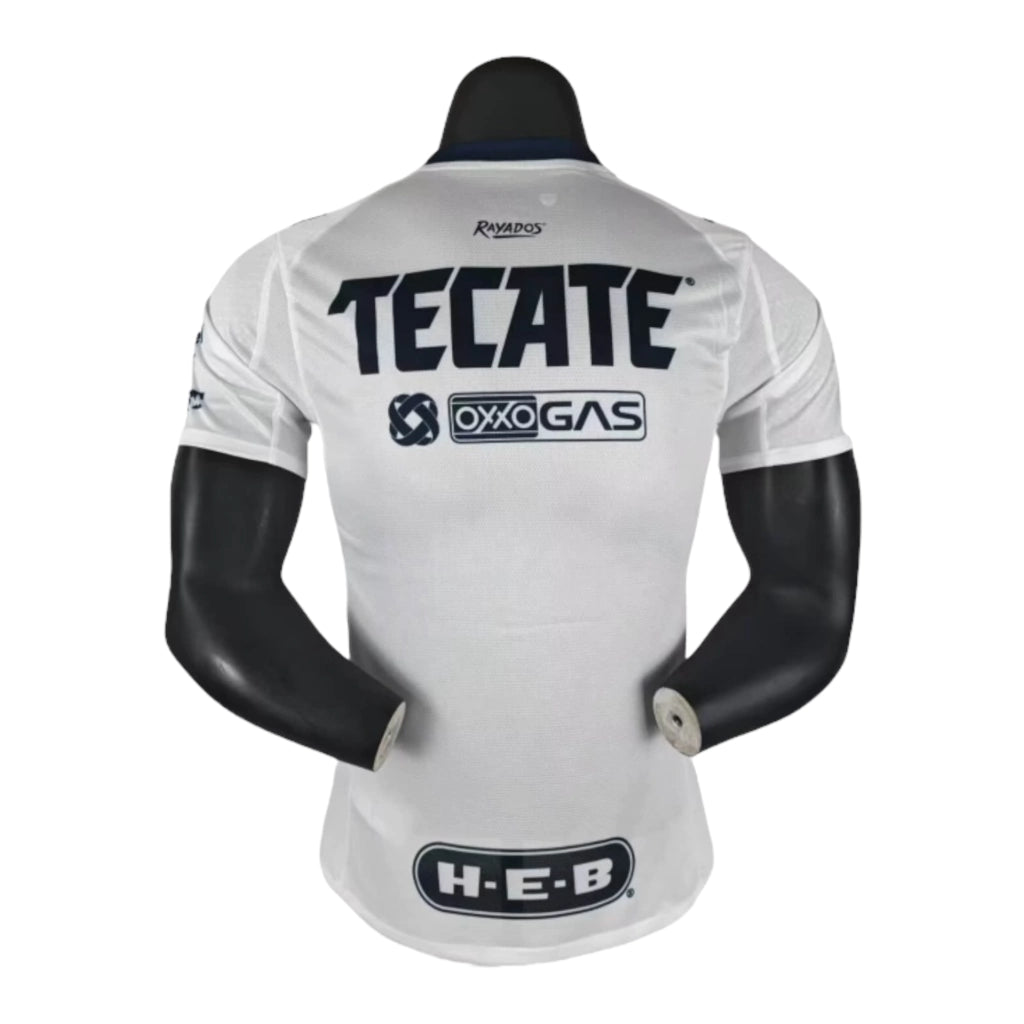 Camisa Monterrey II 25/26 - Jogador Puma Masculina - Branca e azul