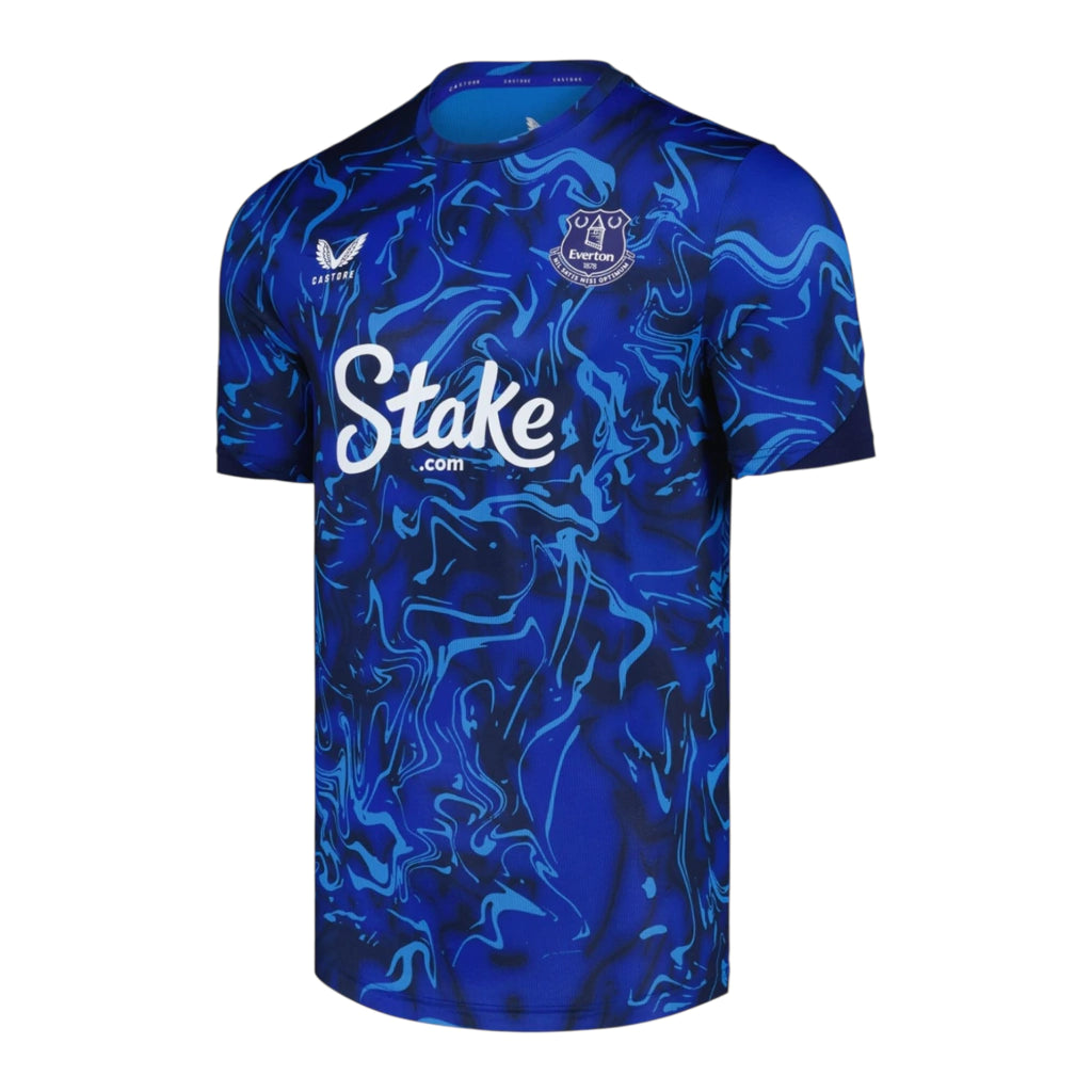 Camisa Everton Pré-jogo 25/26 - Torcedor Castore Masculina - Azul