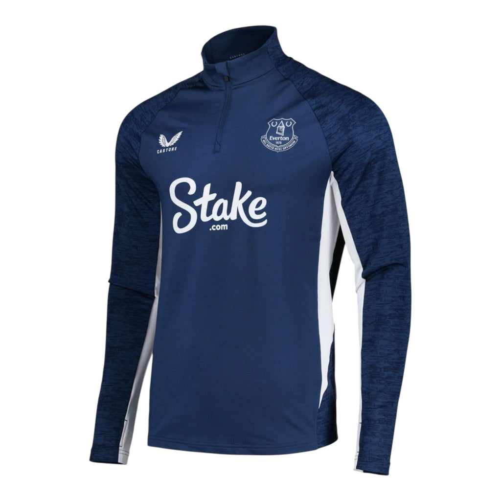 Camisa Everton 25/26 - Torcedor Castore Masculina - Azul e branca