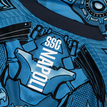 Camisa Napoli Treino 25/26 - Torcedor EA7 Masculina - Azul