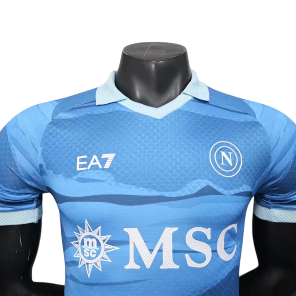 Camisa Napoli IV 25/26 - Jogador EA7 Masculina - Azul