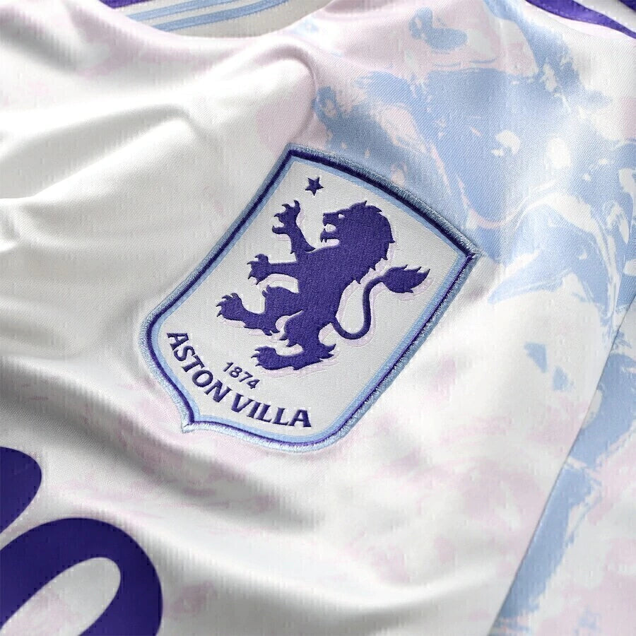 Camisa Aston Villa III 25/26 - Torcedor Adidas Feminina - Branca