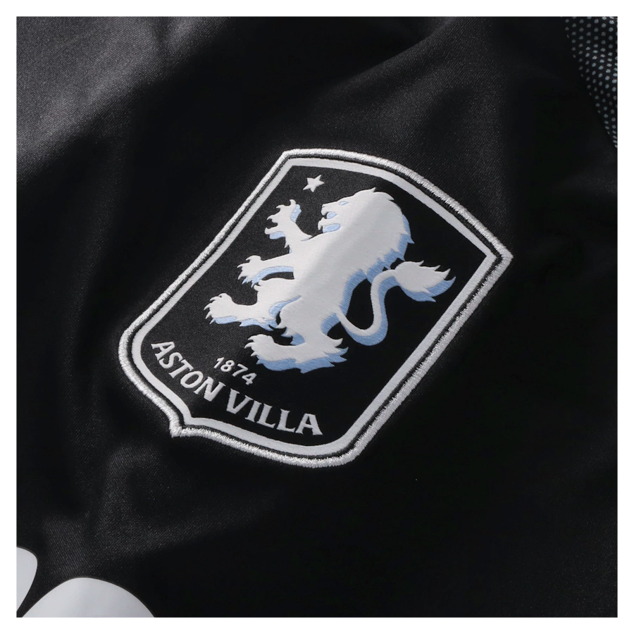 Camisa Aston Villa II 25/26 manga longa - Torcedor Adidas Masculina - Preta