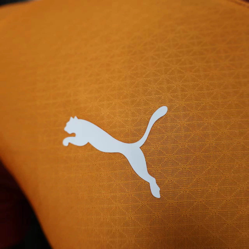 Camisa Galatasaray I 25/26 - Jogador Puma Masculina - Amarela e vermelha