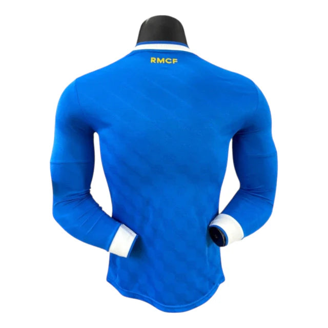 Camisa Real Madrid III 25/26 manga longa - Jogador Adidas Masculina - Azul