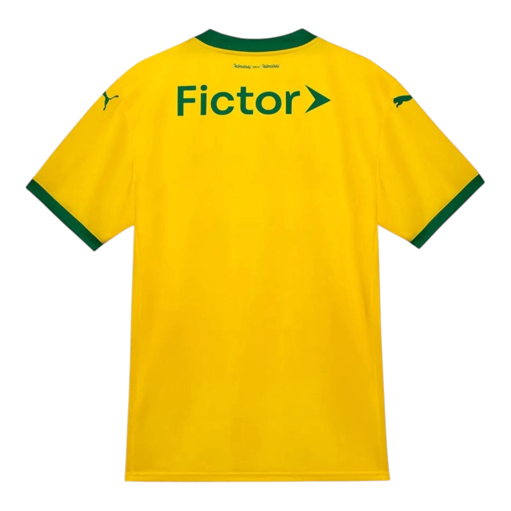 Camisa Palmeiras III 25/26 - Torcedor Puma Masculina - Amarela e verde