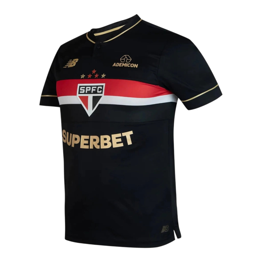 Camisa São Paulo III 25/26 - Torcedor New Balance Masculina - Preta