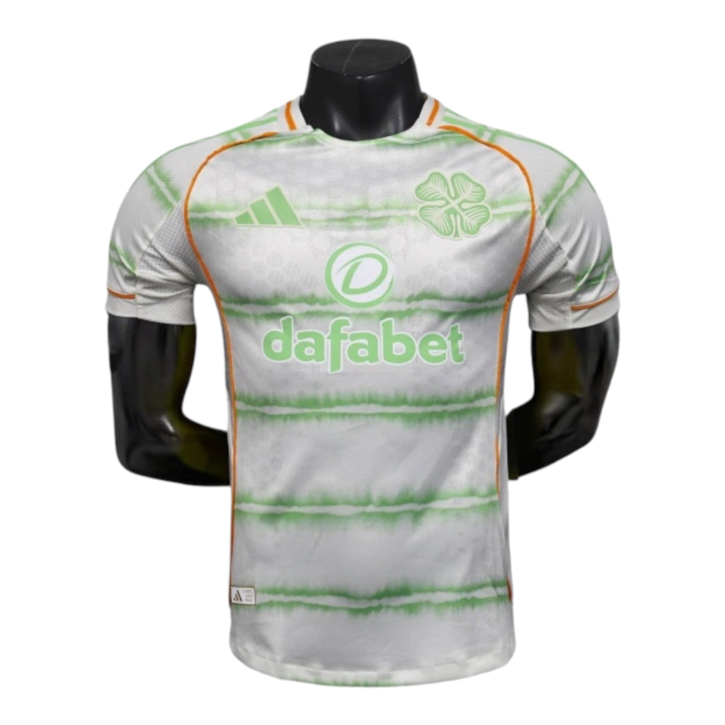 Camisa Celtic III 25/26 - Jogador Adidas Masculina - Branca e verde