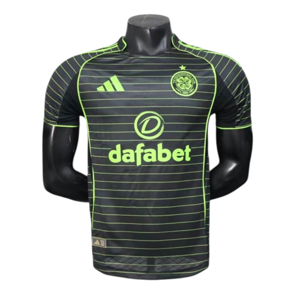 Camisa Celtic II 25/26 - Jogador Adidas Masculina - Preta e verde