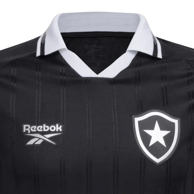 Camisa Botafogo II 25/26 manga longa - Torcedor Reebok Masculina - Preta