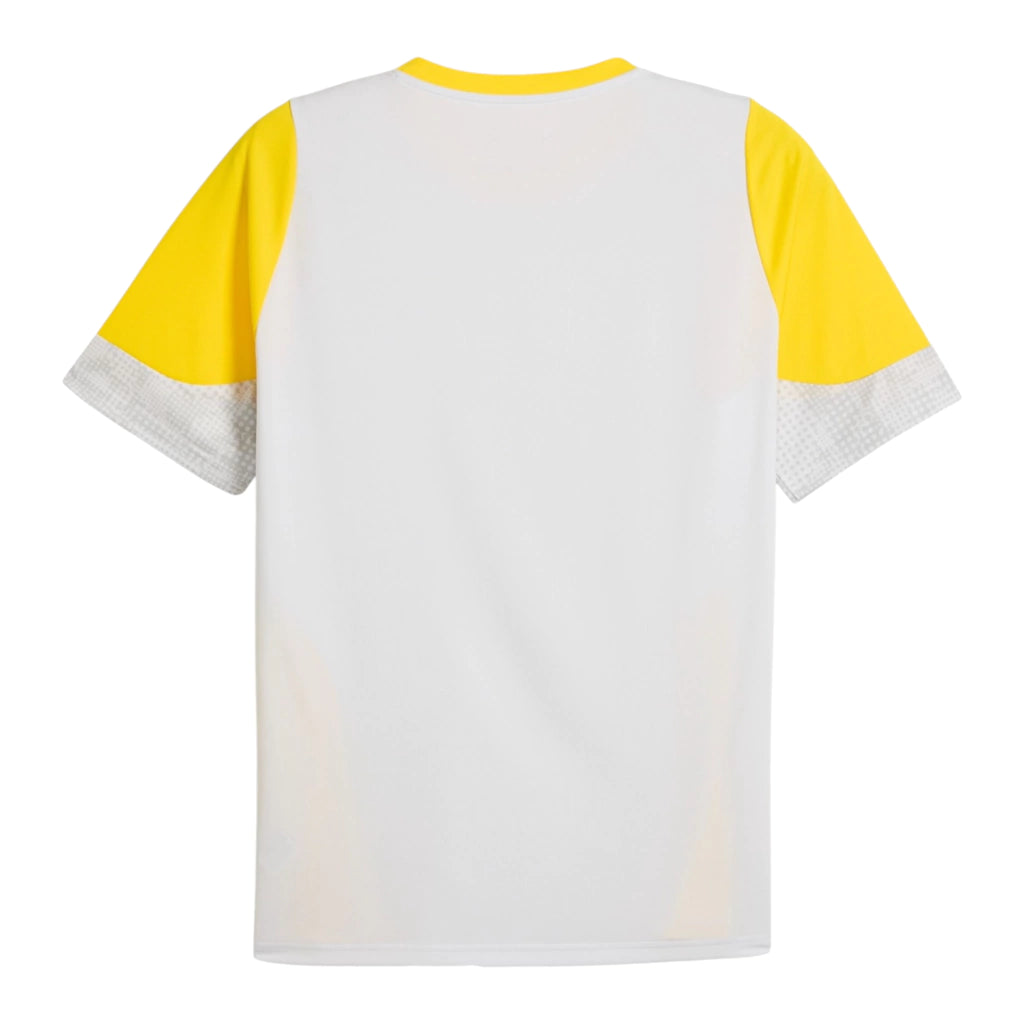 Camisa Borussia Dortmund Treino 25/26 - Torcedor Puma Masculina - Branca e amarela