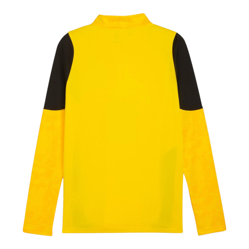 Camisa Borussia Dortmund Treino 25/26 manga longa - Torcedor Puma Masculina - Amarela e preta