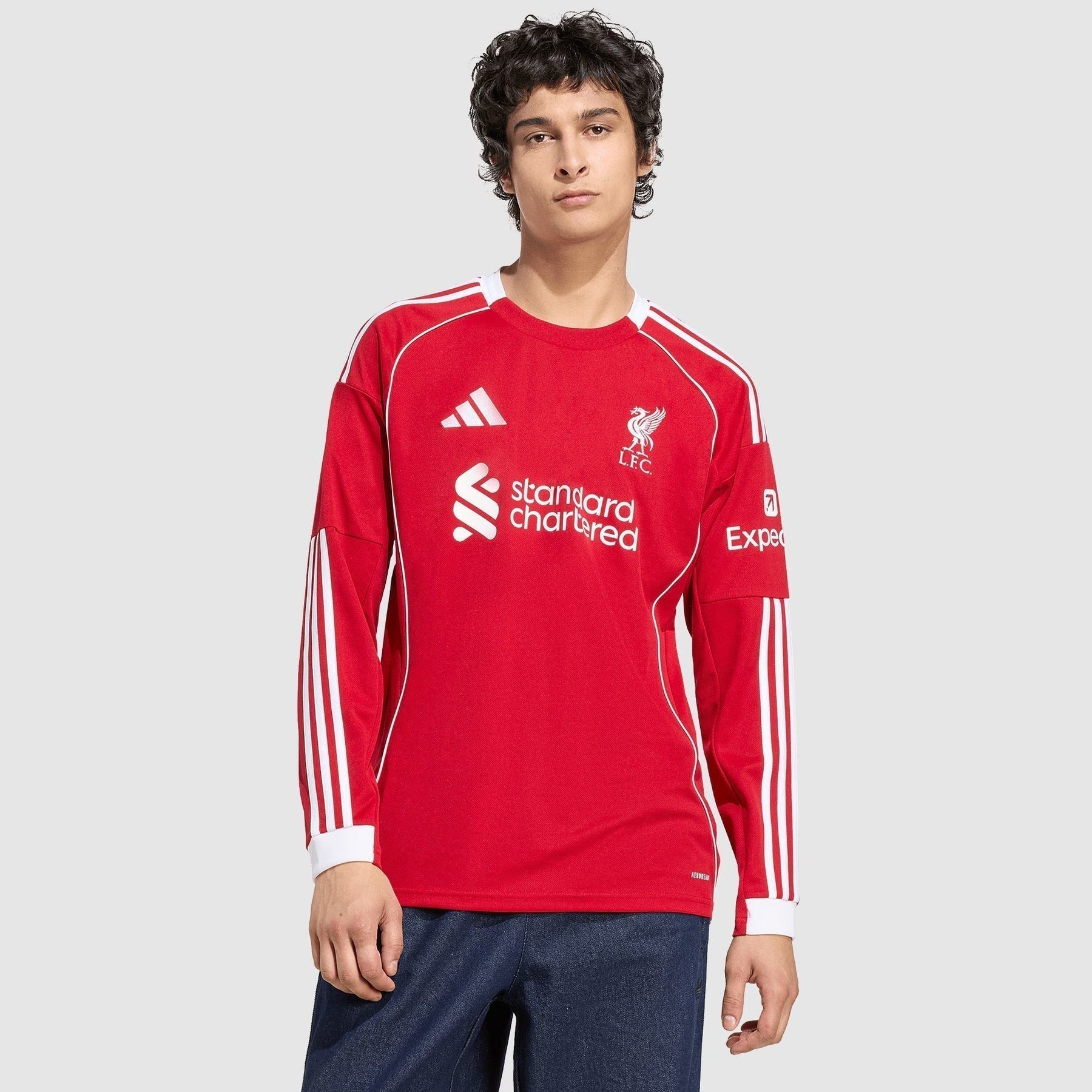 Camisa adidas Liverpool 2025/26 I Manga Longa
