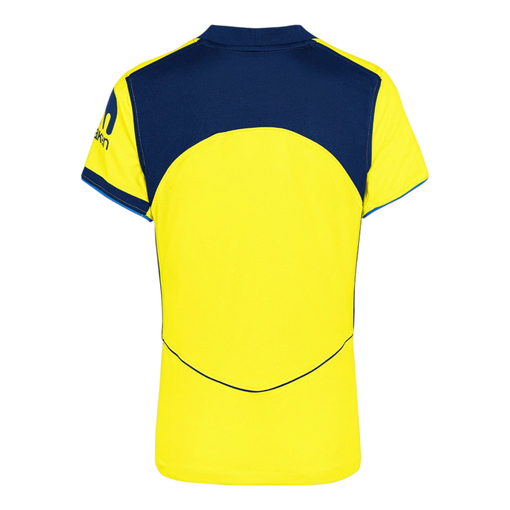 Camisa Tottenham III 25/26 - Torcedor Nike Feminina - Amarela e azul