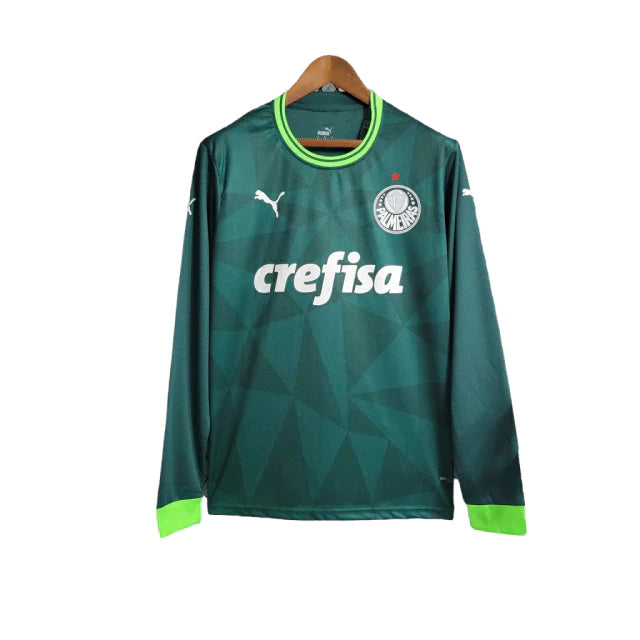 Camisa Palmeiras I 23/24 manga longa - Torcedor Puma Masculina - Verde