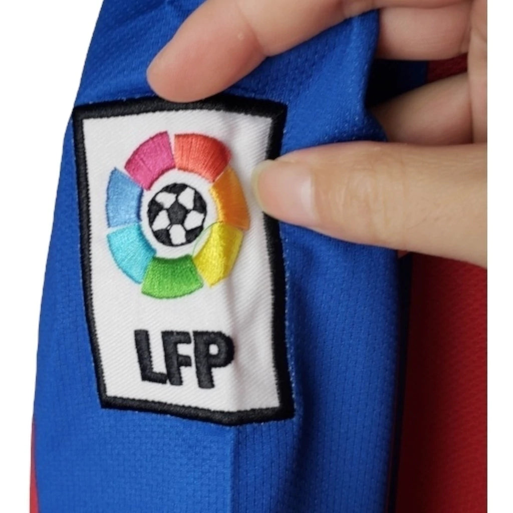 Camisa Retrô Barcelona I 07/08 manga longa - Masculina Nike - Vermelha e azul